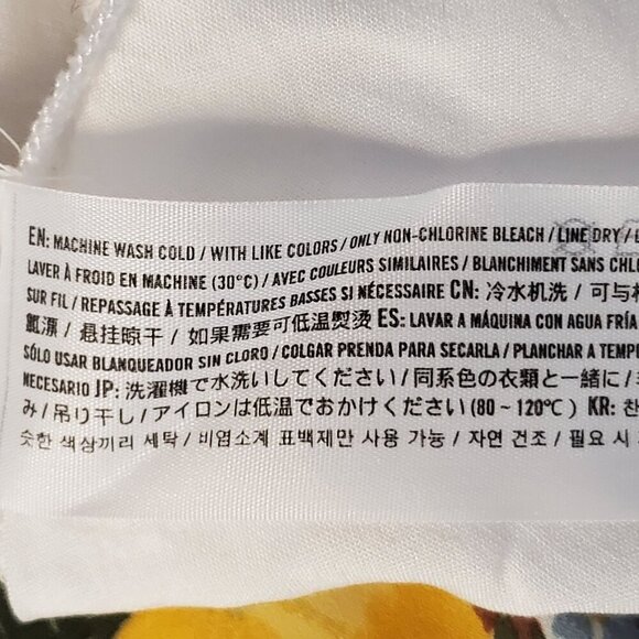 Abercrombie and Fitch Yellow Floral Slim Midi dress Adjustable Straps Size Small - Picture 11 of 11